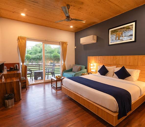 Dream Hut Resort Mandarmani cottage-style bedroom